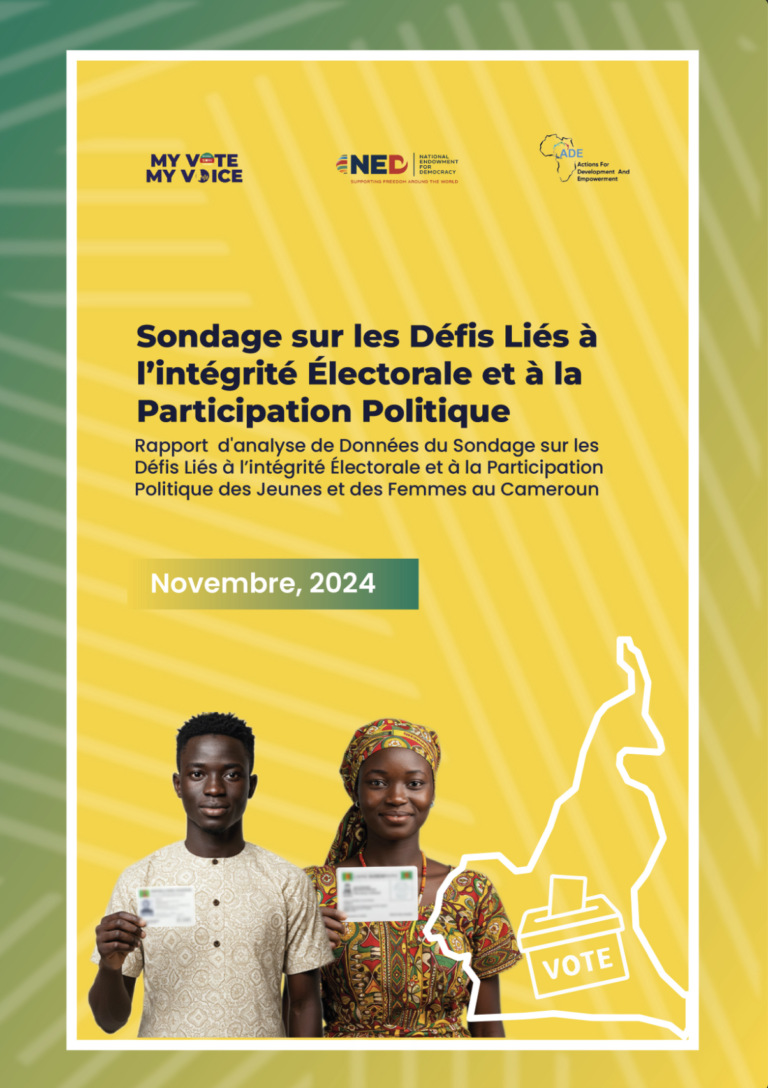 Read more about the article Sondage sur les Défis Liés à l’Intégrité Électorale et à la Participation Politique